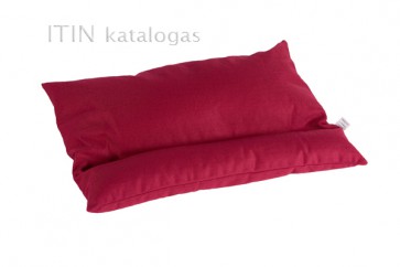 Grikių lukštų pagalvė - Vidutinė 55x42 cm-Bordeaux
