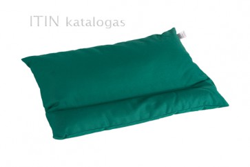 Grikių lukštų pagalvė - Vidutinė 55x42 cm-Green